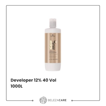 Segunda imagem do produto Schwarzkopf  - Blondme Loção Ativadora Premium Developer 12% (40 Vol) 1l