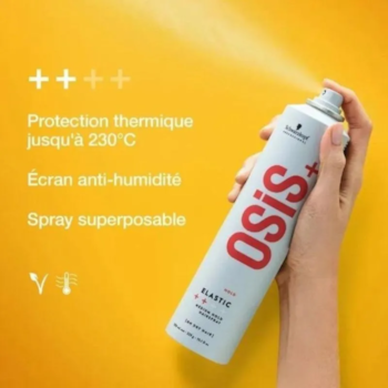 Segunda imagem do produto Schwarzkopf - OSIS+ Elastic - Spray Fixador 500ml