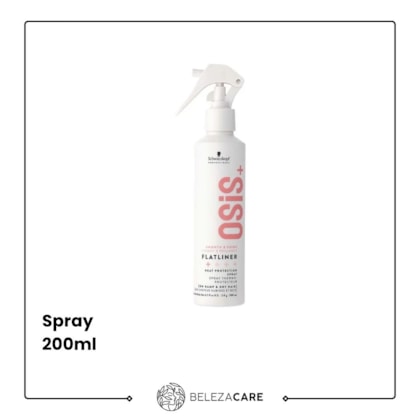 Segunda imagem do produto Schwarzkopf - OSIS+ Flatliner - Spray Protetor Térmico 200ml