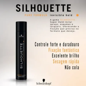 Segunda imagem do produto Schwarzkopf Silhouette Super Hold - Spray Fixador 500ml