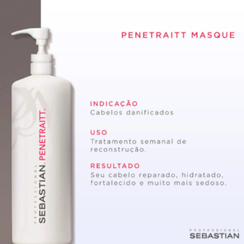 Segunda imagem do produto Sebastian Penetraitt Masque - Tratamento Reconstrutor 500ml