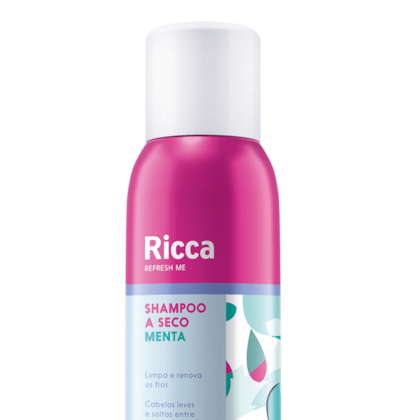 Segunda imagem do produto Shampoo A Seco Menta 150ml Ricca