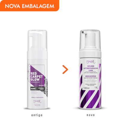 Segunda imagem do produto Skelt - Red Carpet Glow Dark - Mousse Autobronzeador 140ml