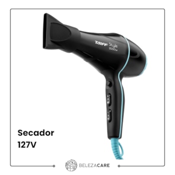 Segunda imagem do produto Taiff - Style 2000w Preto - Secador 127v