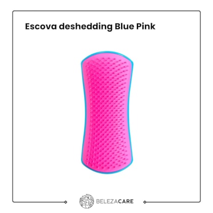 Segunda imagem do produto Tangle Teezer - Pet Teezer - Deshedding Blue Pink Escova