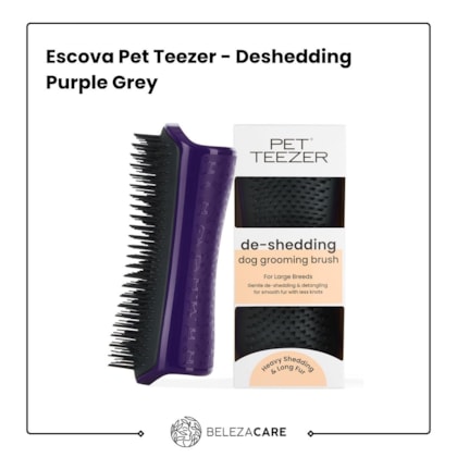 Segunda imagem do produto Tangle Teezer - Pet Teezer - Deshedding Purple Grey