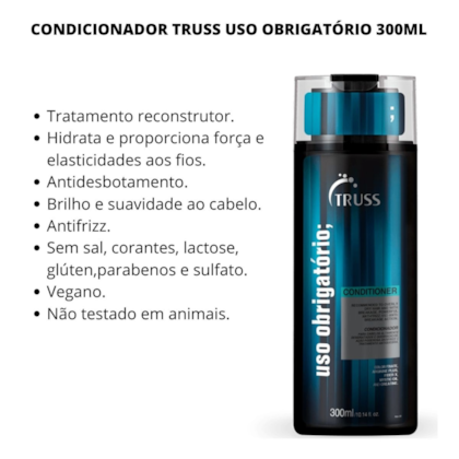 Segunda imagem do produto Truss Uso Obrigatório - Condicionador 300ml