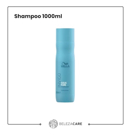 Segunda imagem do produto Wella - Invigo Balance Aqua Pure - Shampoo Antirresíduos 250ml