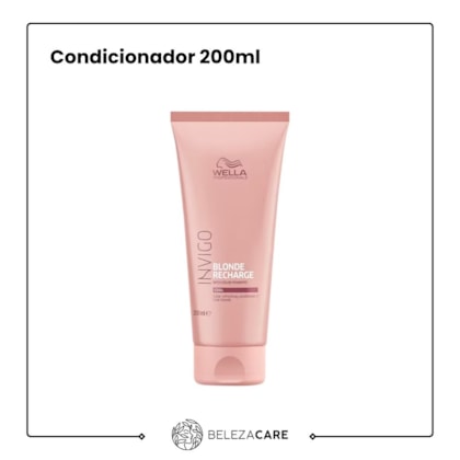 Segunda imagem do produto Wella - Invigo Blonde Recharge Cool Blonde Condicionador 200ml