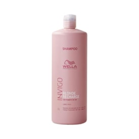 Wella - Invigo Blonde Recharge - Shampoo Desamarelador 1000ml