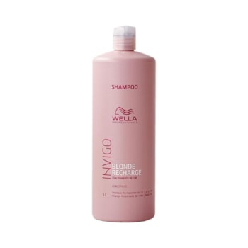 Wella - Invigo Blonde Recharge - Shampoo Desamarelador 1000ml