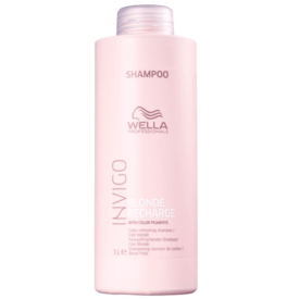 Wella - Invigo Blonde Recharge - Shampoo Desamarelador 1000ml