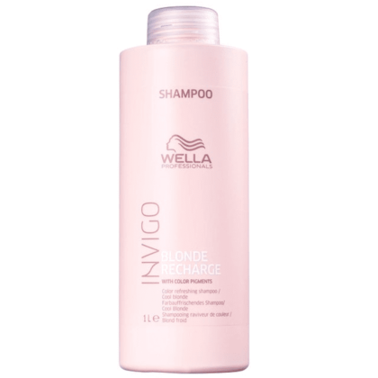 Wella - Invigo Blonde Recharge - Shampoo Desamarelador 1000ml