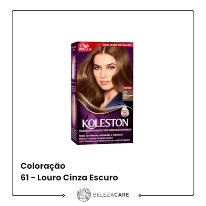 Segunda imagem do produto Wella Koleston Coloração Permanente - 61 - Louro Cinza Escuro