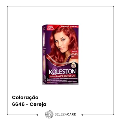 Segunda imagem do produto Wella Koleston Coloração Permanente - 6646 - Cereja