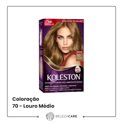 Segunda imagem do produto Wella Koleston Coloração Permanente - 70 - Louro Médio