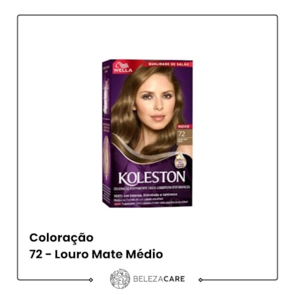 Segunda imagem do produto Wella Koleston Coloração Permanente - 72 - Louro Mate Médio