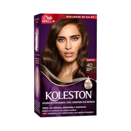 Wella Koleston Deluxe - 40 - Castanho Médio