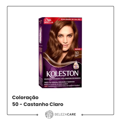 Segunda imagem do produto Wella Koleston Deluxe - 50 - Castanho Claro