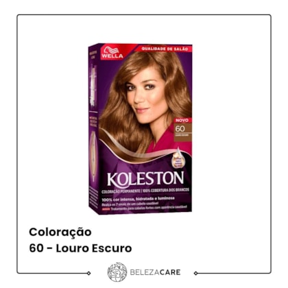 Segunda imagem do produto Wella Koleston Deluxe - 60 - Louro Escuro