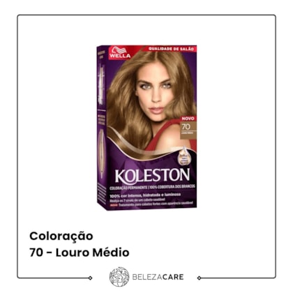 Segunda imagem do produto Wella Koleston Deluxe - 70 - Louro Médio