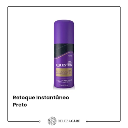 Segunda imagem do produto Wella Koleston Retoque Instantâneo - Preto 100ml