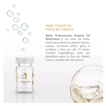 Segunda imagem do produto Wella Oil Reflections Elixir Sérum - Ampola Capilar 6ml