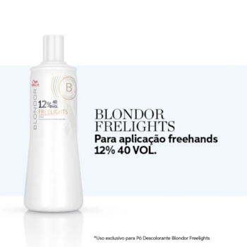 Segunda imagem do produto Wella - Professionals Blondor Freelights 12% - Ox 40 Vol. 1L
