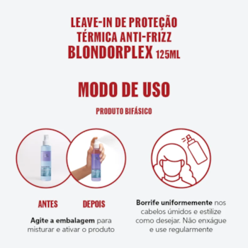 Segunda imagem do produto Wella - Professionals BlondorPlex - Leave-in Bifásico Antifrizz 145ml