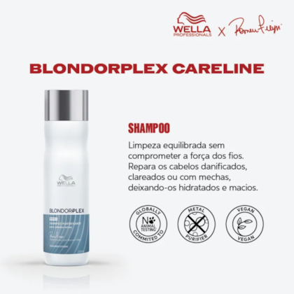 Segunda imagem do produto Wella - Professionals BlondorPlex - Shampoo Fortificante 250ml