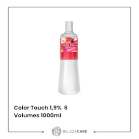 Segunda imagem do produto Wella Professionals Color Touch 1,9% - Emulsão Reveladora 6 Volumes 1000ml