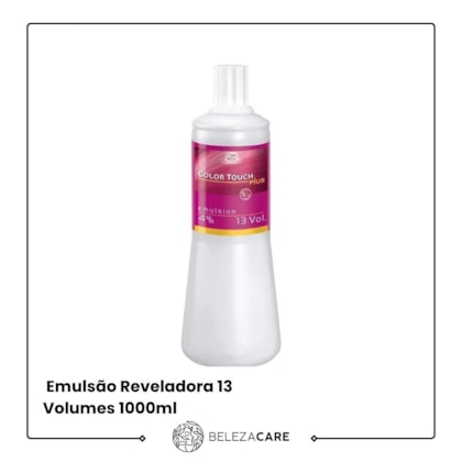 Segunda imagem do produto Wella Professionals Color Touch Plus 4% - Emulsão Reveladora 13 Volumes 1000ml