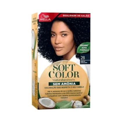 Wella Soft Color - 28 - Preto Azulado