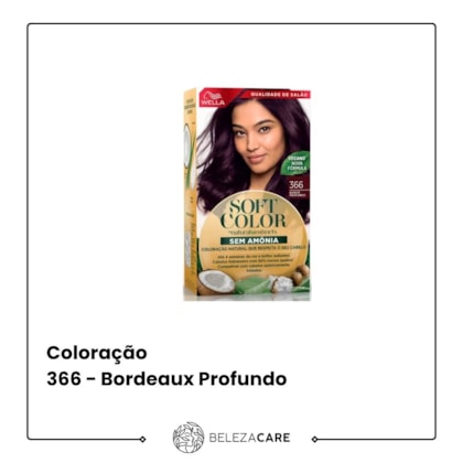 Segunda imagem do produto Wella Soft Color - 366 - Bordeaux Profundo