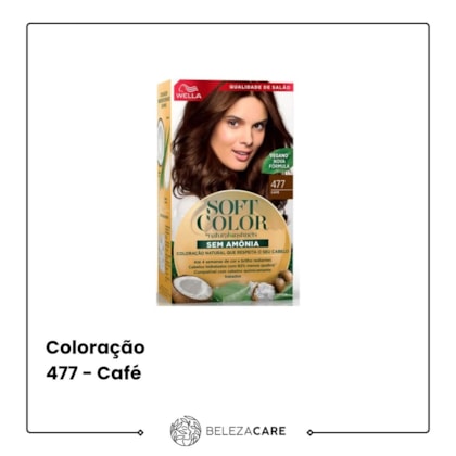 Segunda imagem do produto Wella Soft Color - 477 - Café
