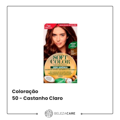 Segunda imagem do produto Wella Soft Color - 50 - Castanho Claro