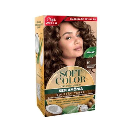 Wella Soft Color  - 61 - Louro Escuro Amadeirado