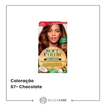 Segunda imagem do produto Wella Soft Color - 67- Chocolate