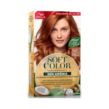 Wella Soft Color - 743 - Louro Acobreado