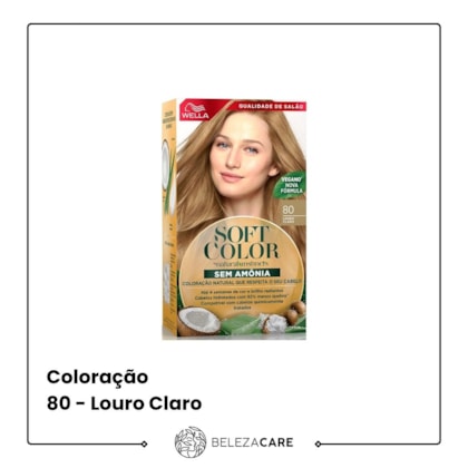 Segunda imagem do produto Wella Soft Color - 80 - Louro Claro