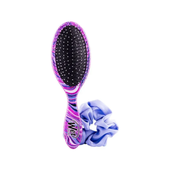 Segunda imagem do produto Wet Brush - Kit Escova Swirl Style + Scrunchie Lilás