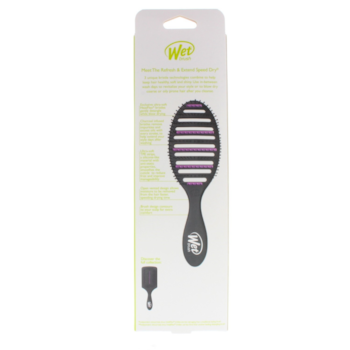 Segunda imagem do produto Wet Brush Speed Dry Purifying- Escova de Cabelo Preta/Roxa